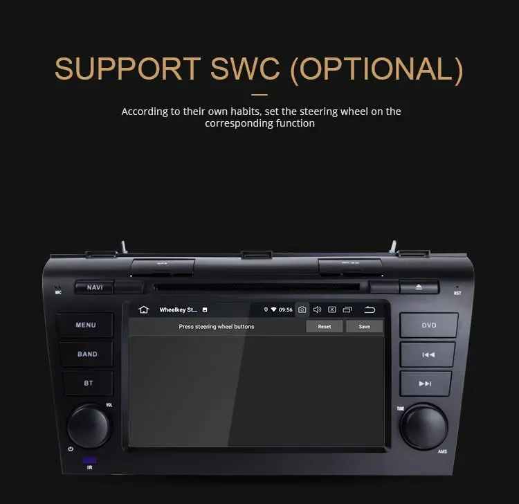 LJDA Android 9,0 автомобильный dvd-плеер для Mazda 3 2004 2005 2006-2009 Мультимедиа gps Навигация стерео 2 Din автомагнитола DSP 4G+ 64G ips