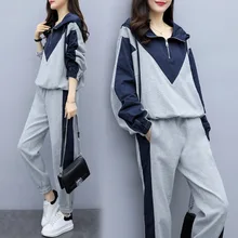 Tracksuits Women Set Cotton Brand 2 Two Piece Outfits Sports Spring Autumn Fall Clothes Sweat Tops and Pants Suits Female Tracksuits Women Set Cotton Brand 2 Two Piece Outfits Sports Spring Autumn Fall Clothes Sweat Tops and Pants Suits Female