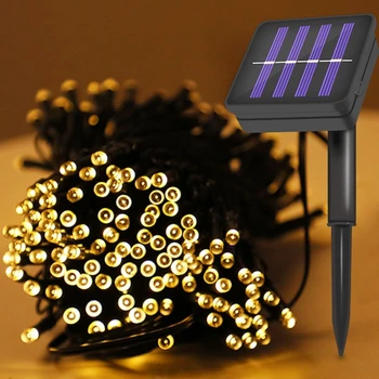 

Led Solar String Lights 7M/12M/22M Decoration Outdoor Garland Lamp Waterproof Street Houses Christmas Garden Decor Fairy Light