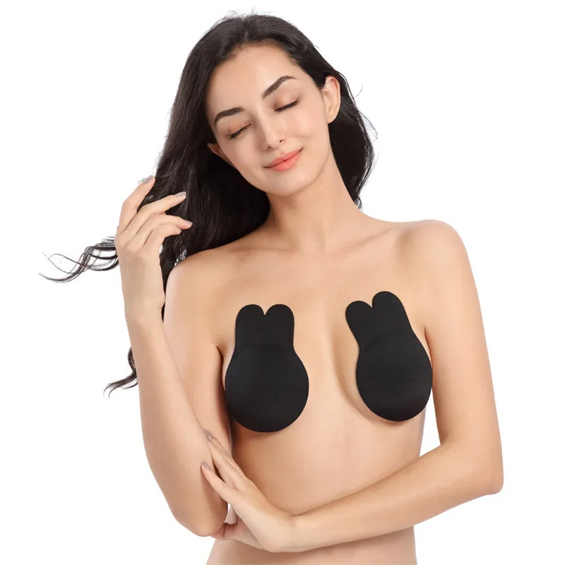 Для женщин с низким вырезом на спине подтяжки Nippleless Чехлы без бретелек Невидимая клейкая бюстгальтер, женское нижнее белье бюстгальтер сексуальный невидимый бюстгальтер с эффектом пуш-ап