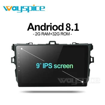

Wayspice android 8.1 car dvd for Toyota corolla E140 E150 2007 2008 2009 2010 2011 2013 car dvd radio gps stereo