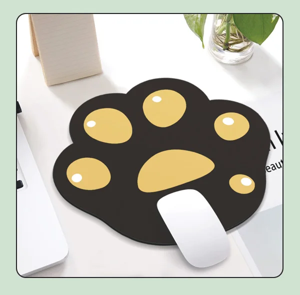 Rubber Mouse Pad Cute Cat Paw Pattern Anti-Slip Mice Comfortable Mat for Laptop PC Computer Pad Game Mousepad