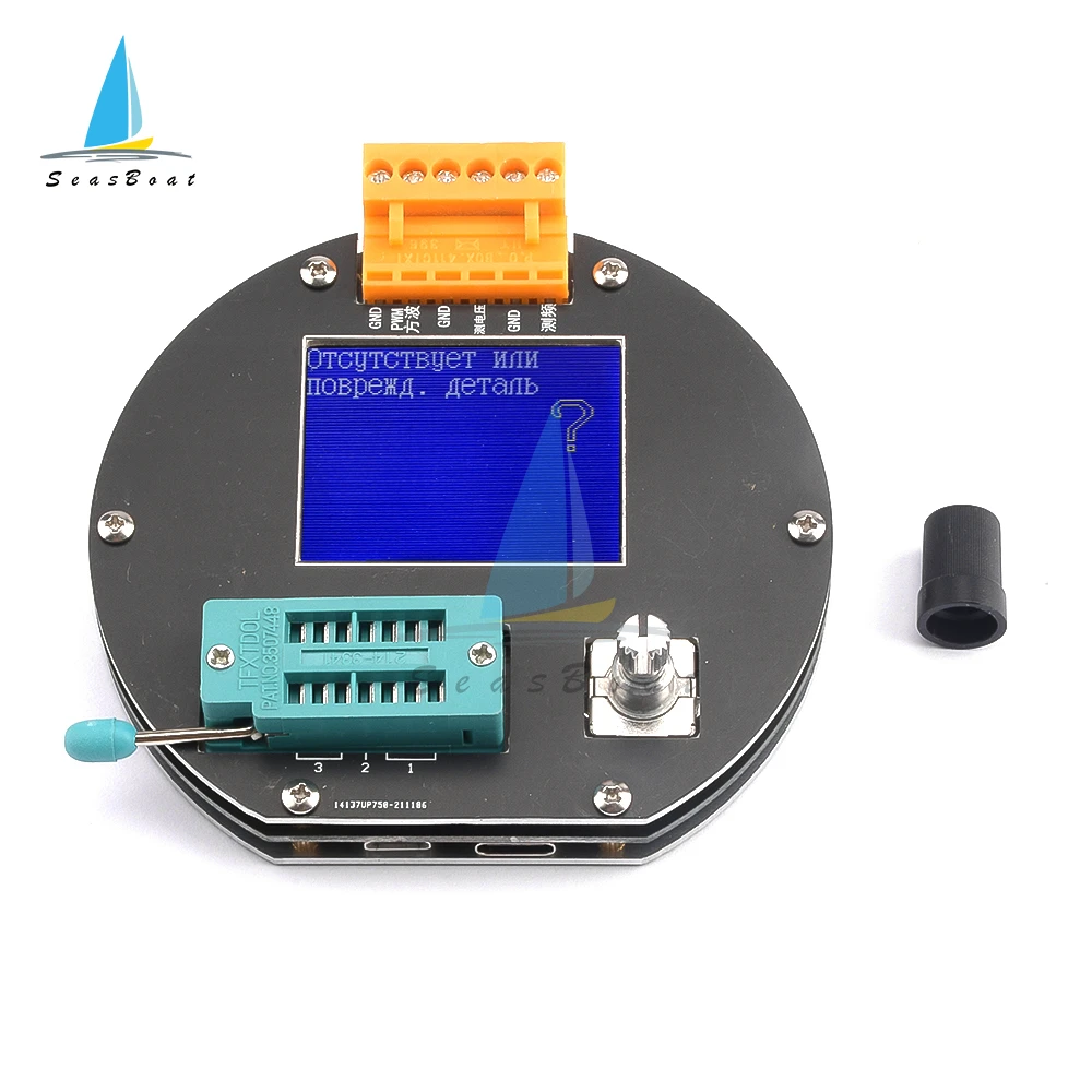 Nuovo Multifunzionale Gm328A Transistor Tester Diodo Capacità Esr Misuratore Di Frequenza Tensione Pwm Generatore Di Segnali Ad Onda Quadra