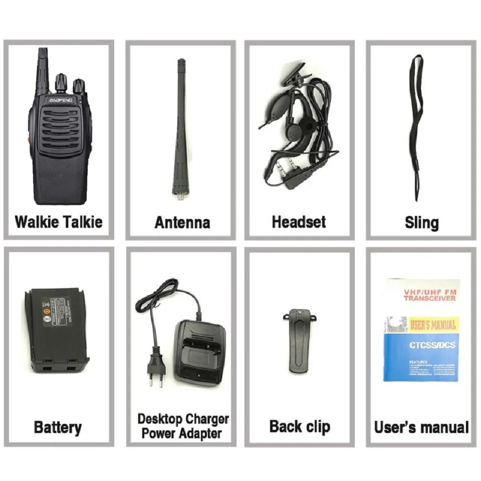 Новая Baofeng BF-C1 портативная рация 16CH 5W двухсторонняя рация UHF 400-470MHz портативная ветчина радио фонарик ПМР приемопередатчик walky - Цвет: 1 piece