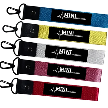 

Car Keychain Jewelry Keyring Motorcycle Key straps ID Card Phone Lanyards For mini f60 f56 cooper f54 r52 r56 r53 r55 r50 r60