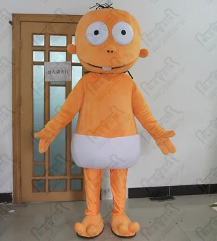 

cartoon alien mascot custom baby monster costumes ET costumes