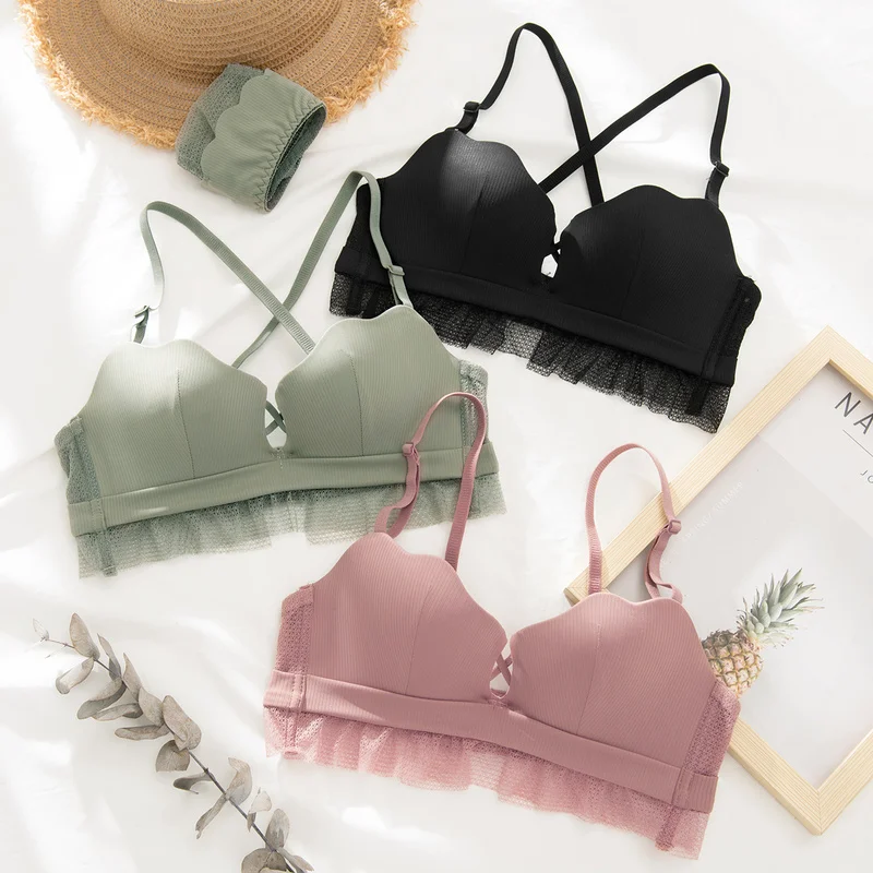 Roseheart Новая мода Женские розовые зеленый сексуальное женское белье Комплекты со