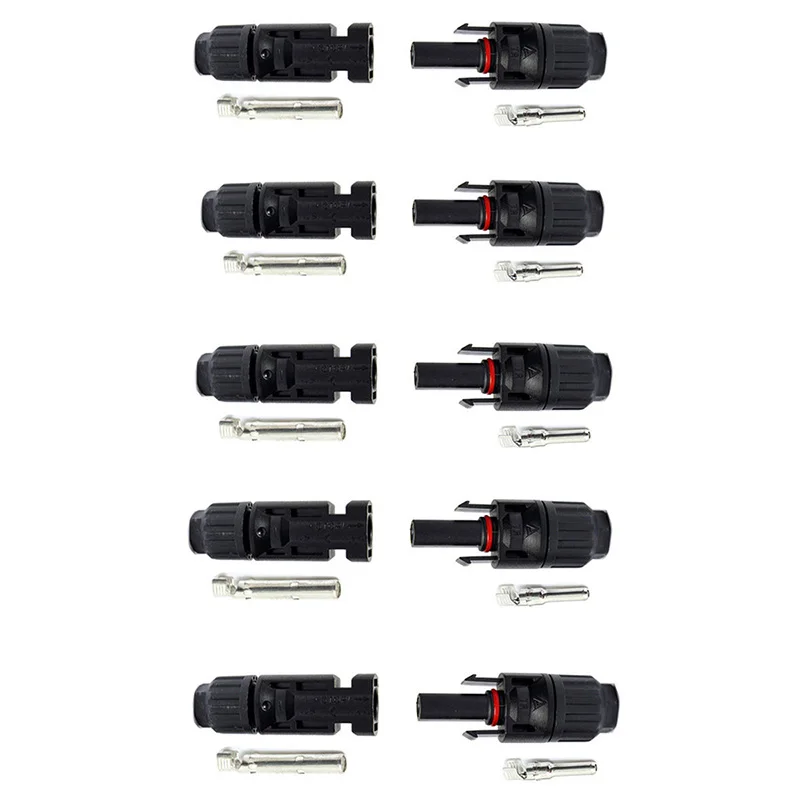 

5 Pairs MC4 Male Female Solar PV Connector