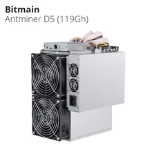 

Antminer D5 119Gh/s X11 Miner D5 Dash Asic Miner 1566W with PSU Used