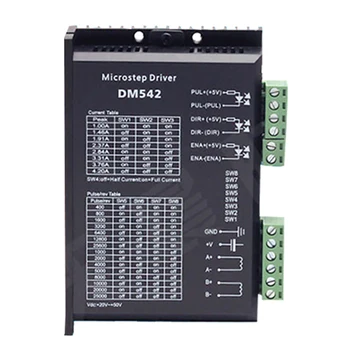 

4Pcs DM542 Stepper Motor Controller 2 Phase Digital Stepper Motor Driver for 57 Series Motor