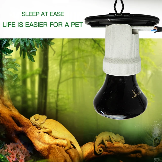 Ceramic Heating Lamp Heater Guard Holder E27 Reptile Terrariums