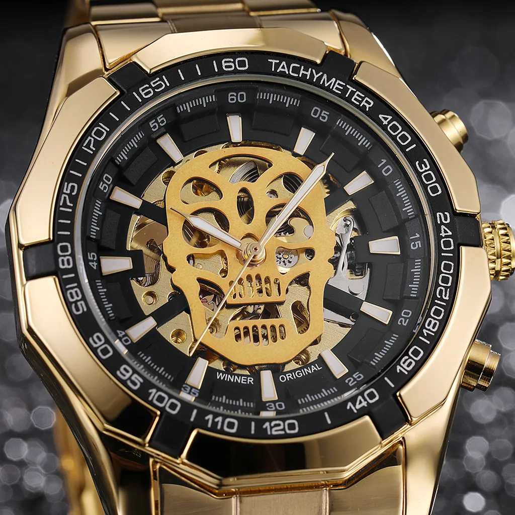 T-WINNER, мужские часы, полый демон, циферблат, автоматические часы, мужские часы, Лидирующий бренд, роскошный дизайн, деловые механические часы, reloj