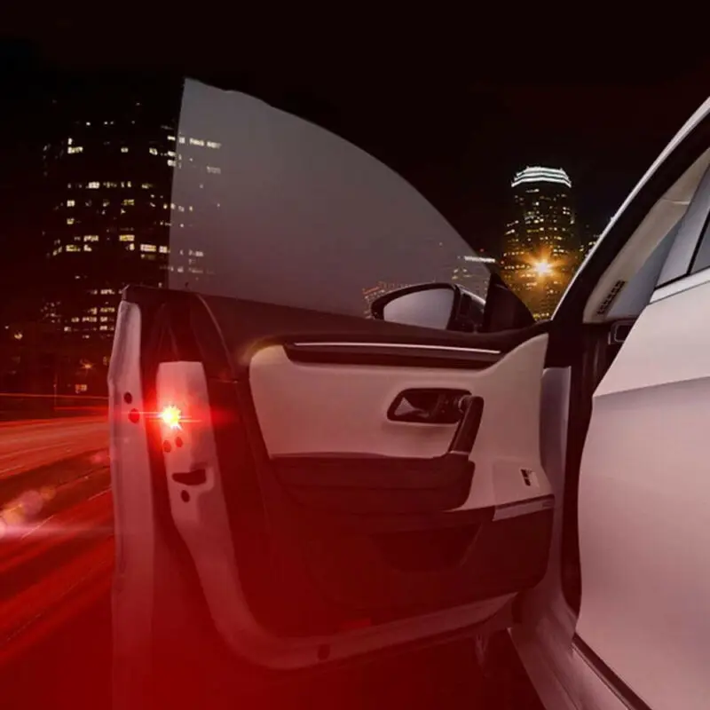 4 шт. DC 12 В 5 Вт автомобиль LEDs дверь открытой Предупреждение лампа вспышка