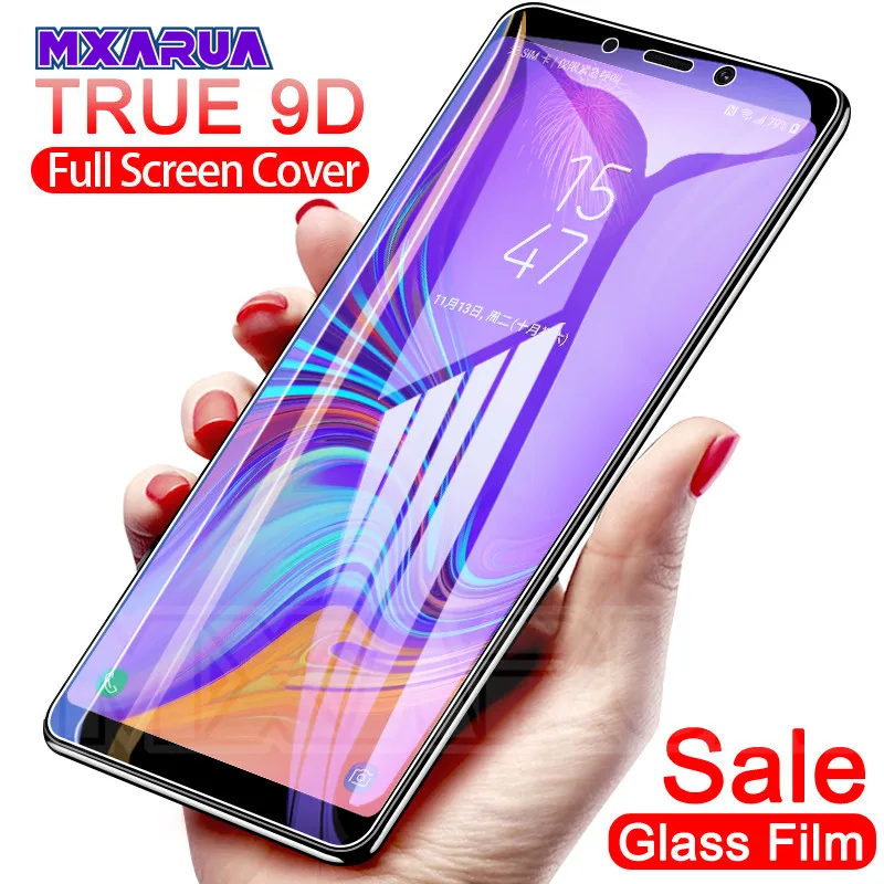 

9D Protective Glass on the For Samsung Galaxy A3 A5 A7 2016 2017 A6 A8 Plus A9 2018 Tempered Screen Protector Safety Glass Film