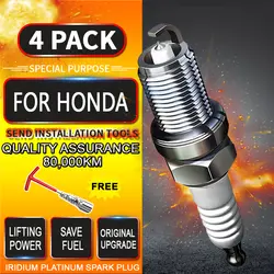Автомобиль Иридий-Платина свеча зажигания, Свеча зажигания, оригинал обновления, для Honda CRV (RE _) (RM _) (2007-2016) 2.0L 2.4L