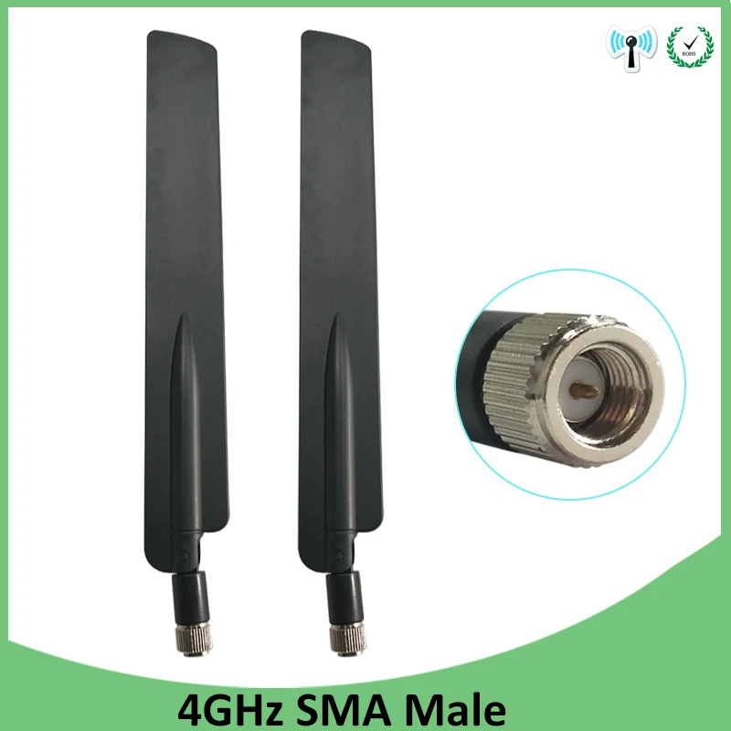 2 шт. 4G lte Антенна 5dbi SMA штекер антенны для huawei b593 LTE маршрутизатор внешний