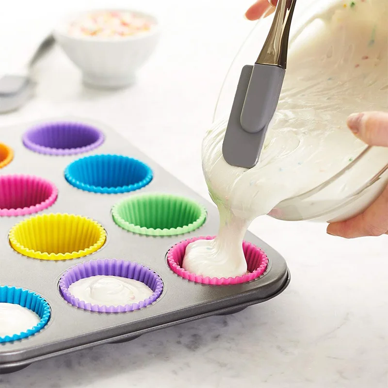12pcs-Set-Silicone-Cake-Mold-Round-Shaped-Muffin-Cupcake-Baking-Molds-Kitchen-Cooking-Bakeware-Maker-DIY (1)