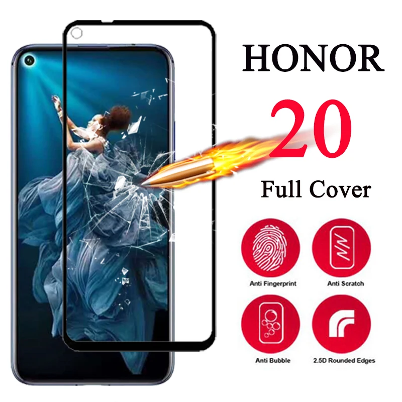 

Protective Glass on Huawei Honor 20 Original Screen Protect Rear Cover for Huawei Honor 20 Tempered Glass Safety Film Protector