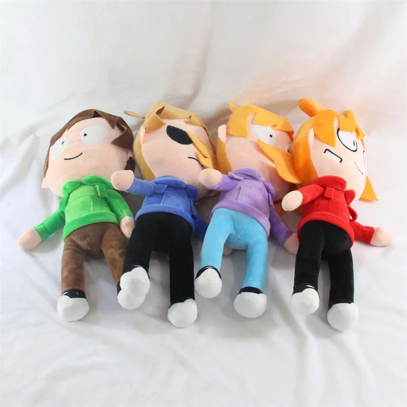 Eddsworld Stuffed Pelúcia Boneca Edd Tord Matt Tom Cartoon Pelúcia  Brinquedo Kids Presente