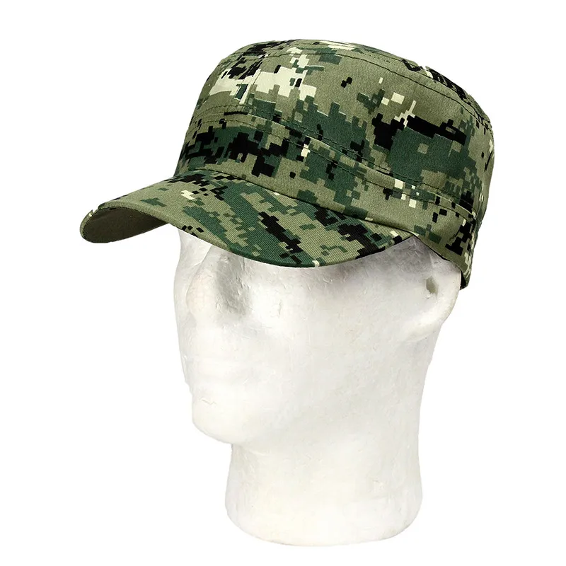 Summer Camouflage Cadet Contractor's Cap Adjustable Hunting Cap Mens Military Patrol Combat Cap Army Hat Durable Comfortable