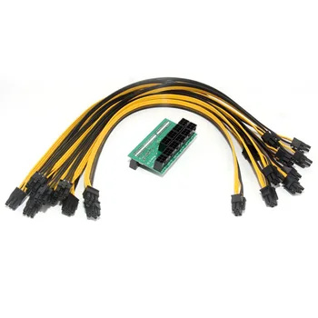 

DPS-1200FB/QB A Power Supply Breakout Board + 10 Cable 6 pin for Ethereum Mining JHP-Best