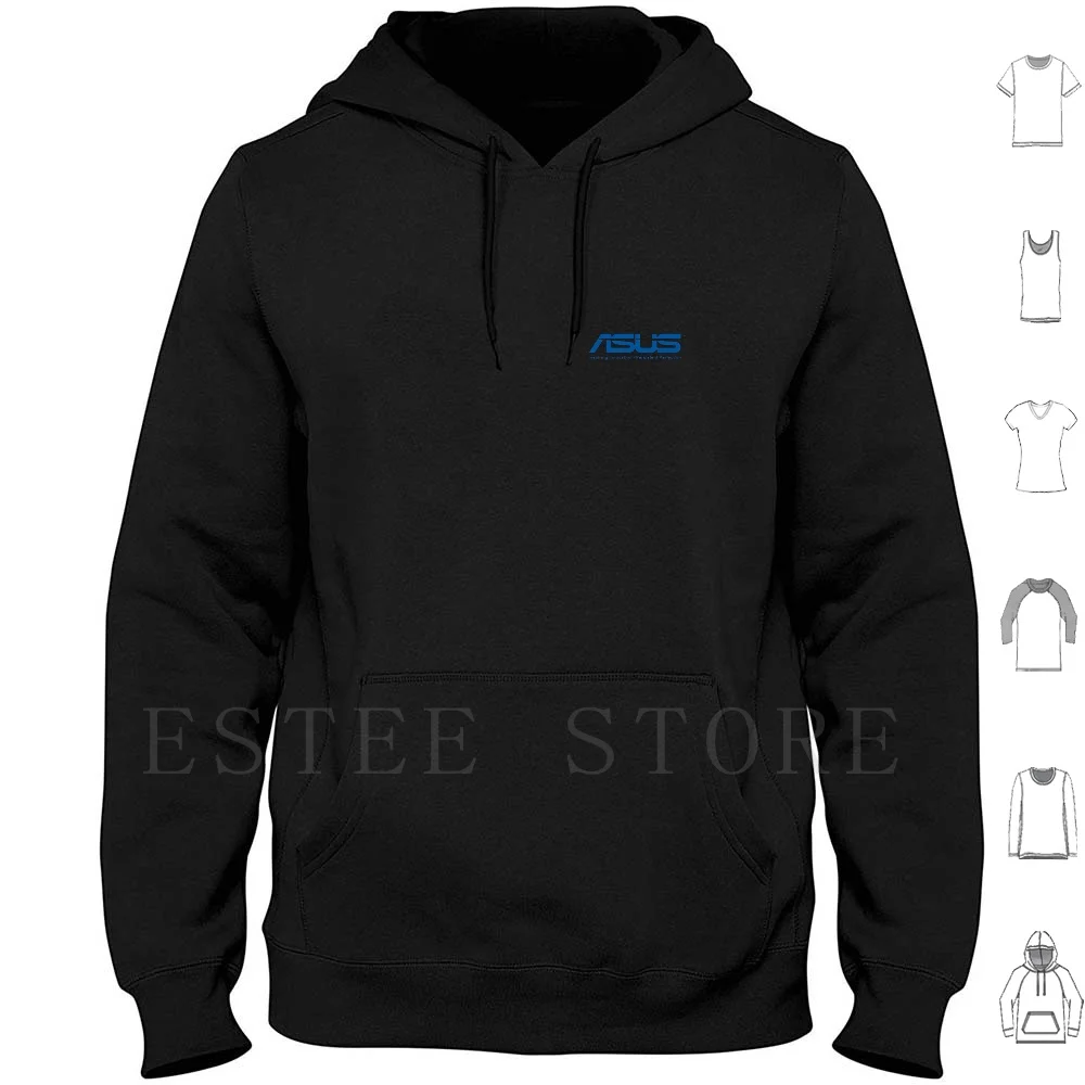 Asus Blue Logo Felpe Con Cappuccio Computer Desktop Laptop Netbook Apparecchiature Per Telefoni Cellulari Monitor Router Wi Fi