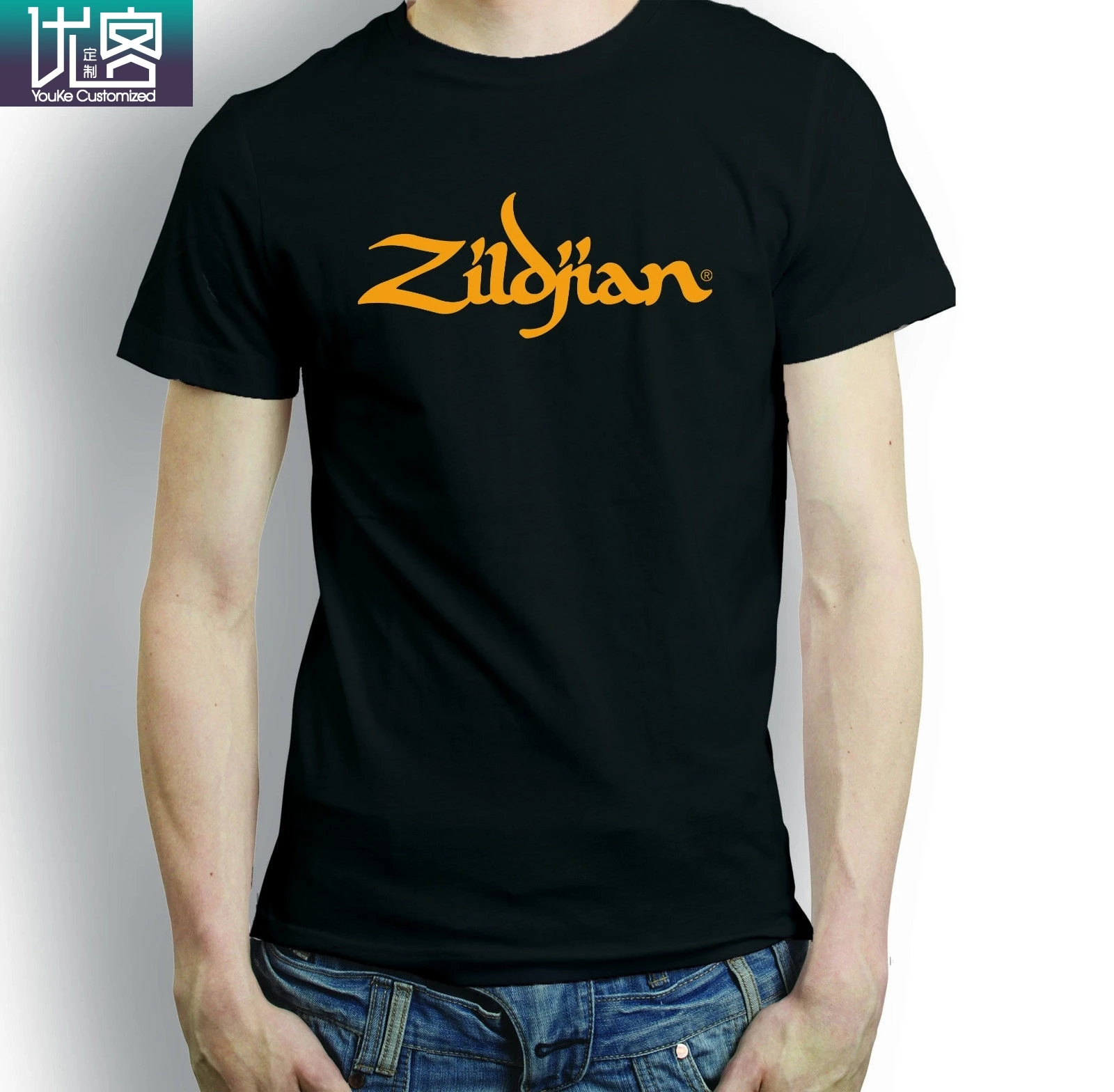 ZILDJIAN CYMBALS DRUMS Футболка мужская барабанщик GIUTAR музыка турецкий хип-хоп простой