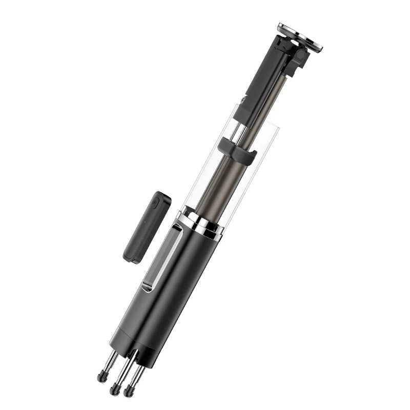 3 en 1 sans fil Bluetooth à distance Selfie bâton trépied support pour Xiaomi Mi Huawei honneur iPhone 12 Samsung téléphone monopode Smartphone