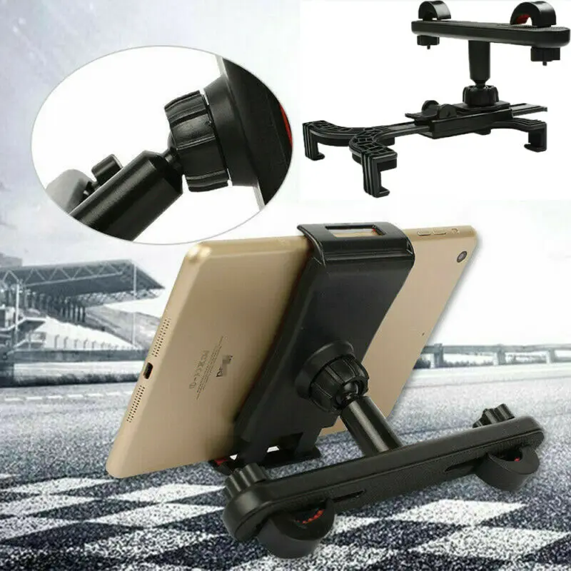 360°Car Seat Back Headrest Mount Holder 7-11" Tablet For IPad Mini GPS Bracket