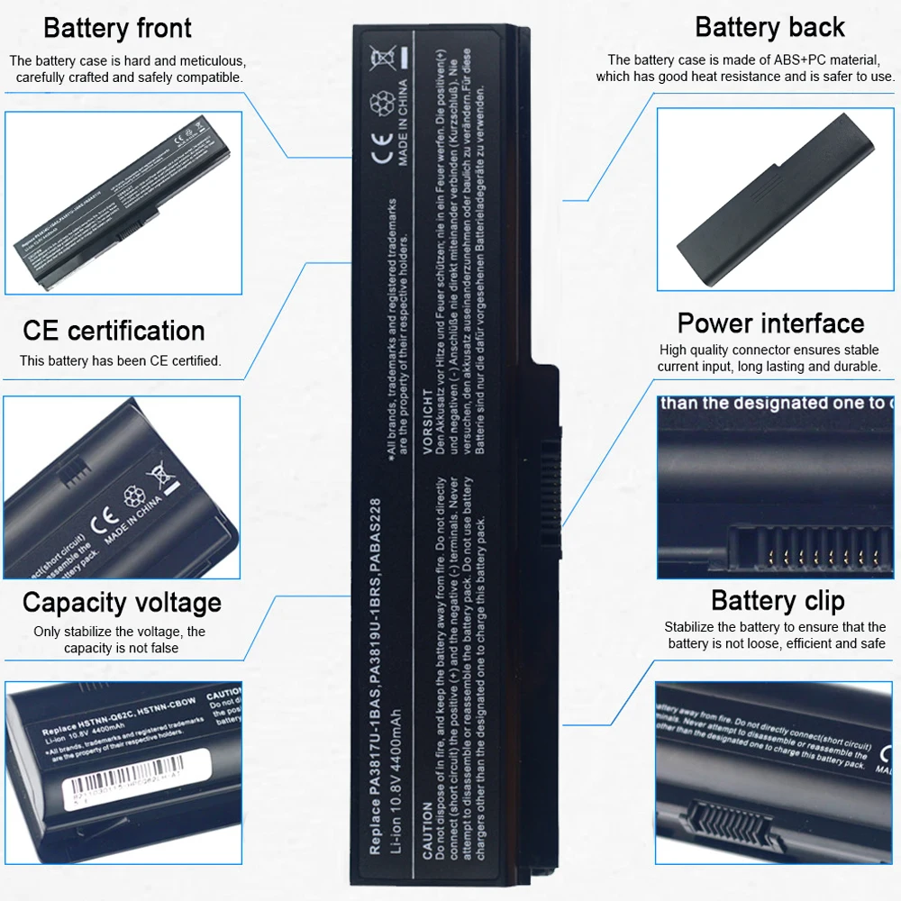 L750 ноутбук Батарея PA3817 PA3817U PA3817U-1BRS для TOSHIBA Satellite L645 L655 L700 L730 L735 L740 L745 L755 C600D A600 A655