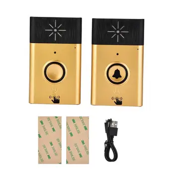 

Portable Wireless Voice Intercom Doorbell Mobile Indoor/Outdoor Interphone Doorbell