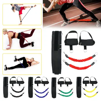 

30lbs Latex Bounce Trainer Elastic Rope Trainer Squat Strength Hips Leg Training Rope Legs Strength and Agility Training Belt