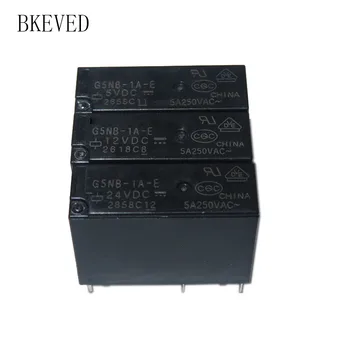 

5PCS 5V 12V 24V Power Relays G5NB-1A-E- 5VDC 12VDC 24VDC 5A 250VAC 4PIN