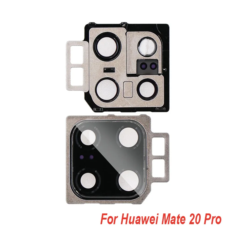Для задней камеры huawei mate 20, стеклянная крышка для объектива, запасные части для мобильного телефона huawei mate 20 Pro, объектив для задней камеры+ рамка - Цвет: For Mate 20 Pro