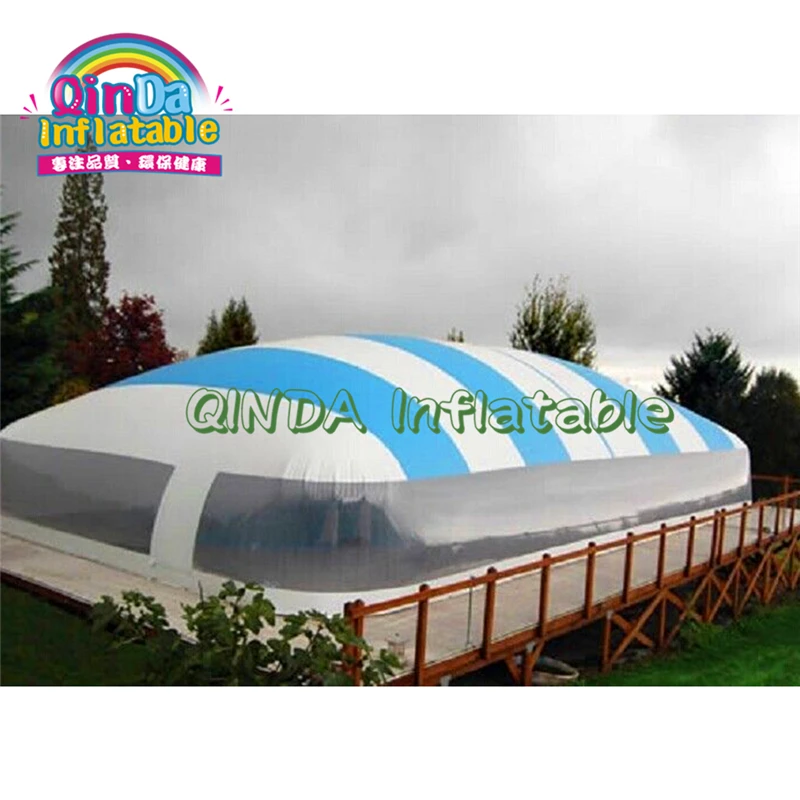 Outdoor inflatable pool bubble dome air clear inflatable pool dome transparent swimming inflatable pool cover tent men s summer lapel polo shirt shorts 2 piece set solid color sports outdoor fitness beach leisure striped dots clear patterns