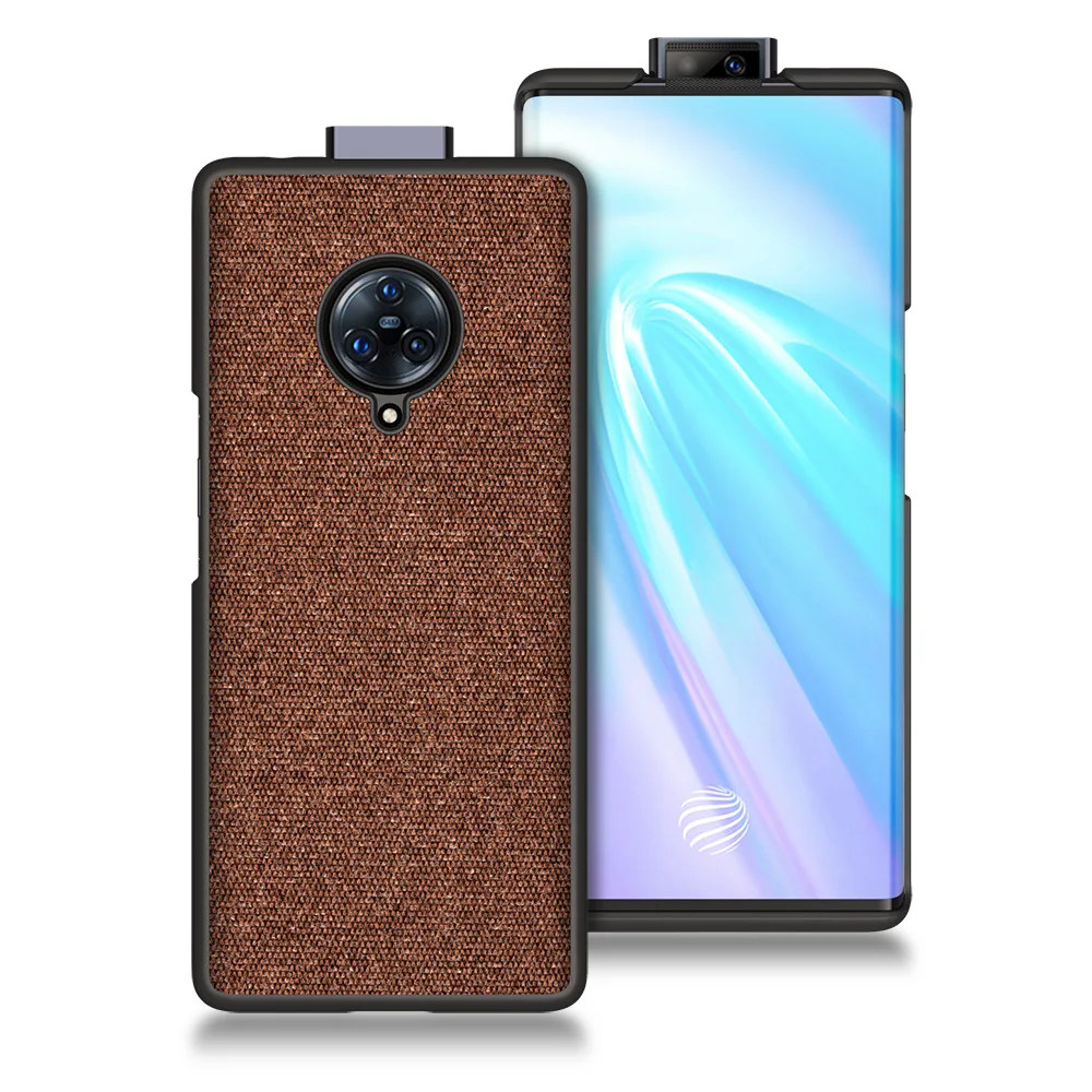 ДЛЯ Vivo NEX 3 Чехол тканевый силиконовый мягкий защитный чехол для Vivo Nex 3 чехол противоударный чехол для телефона s - Цвет: coffee