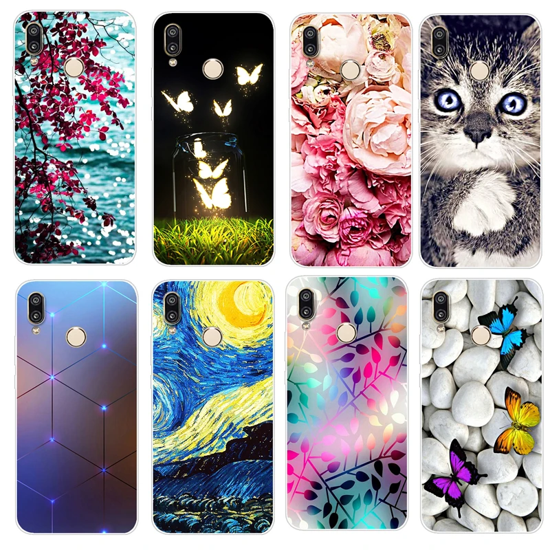 

Cartoon Picture Painted P20 Lite Case For Huawei P20 Lite Case Cover Tpu Fashion Soft Phone Cases For Huawei P20 Lite