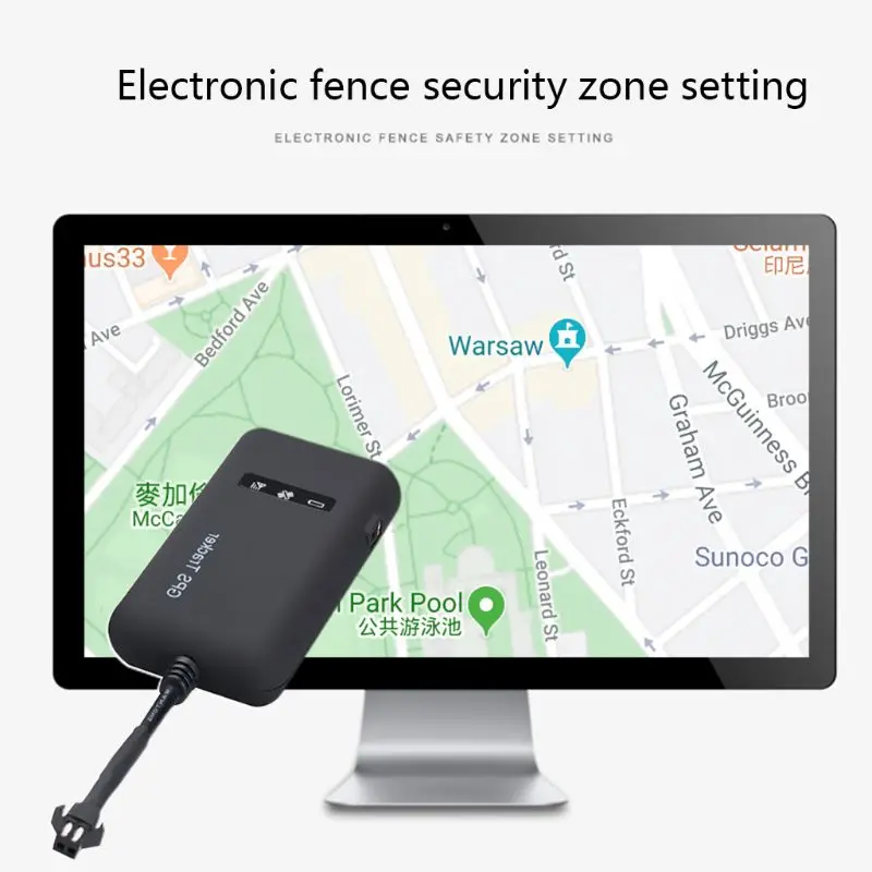 GT02A Автомобильный gps трекер GSM GPRS SMS устройство слежения за автомобилем монитор локатор E5BA