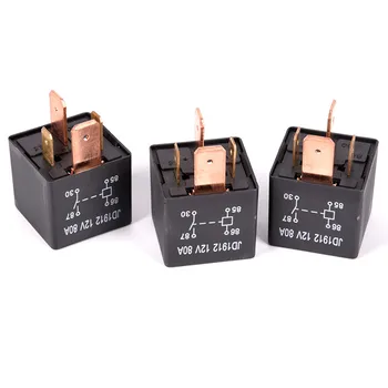 

4Pin DC 24V 12V 80A JD1912 Automotive Car Relay Waterproof Heavy Duty Relay