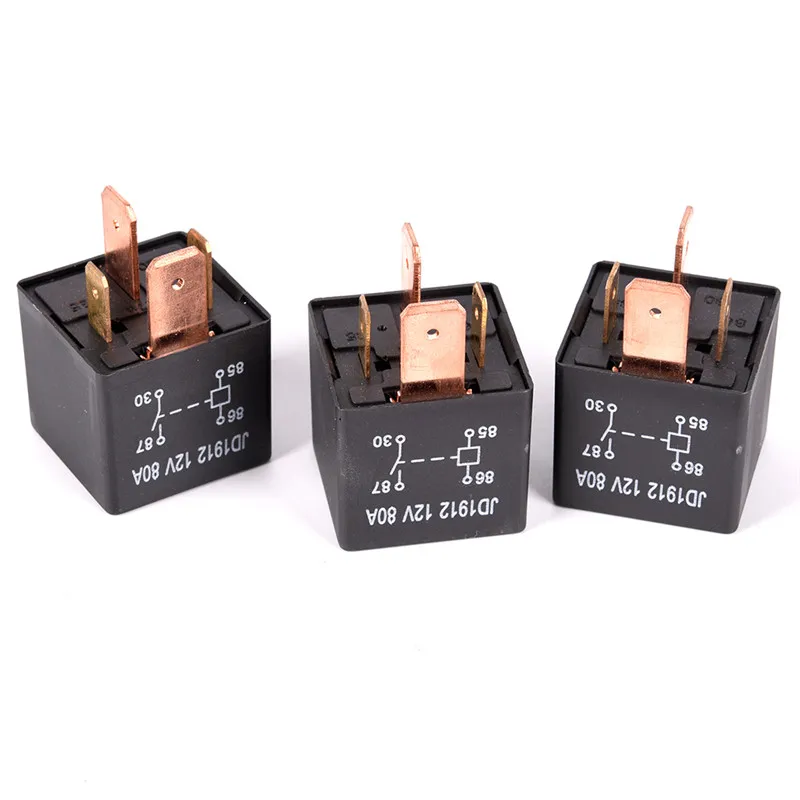 4Pin DC 24V 12V 80A JD1912 автомобильное реле водонепроницаемое сверхмощное реле|Кабели
