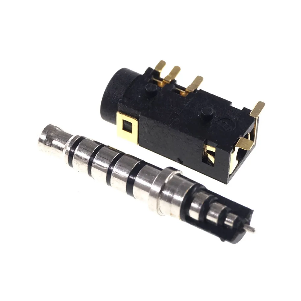 Conector de teléfono macho y hembra de 5 polos, 3,5mm, enchufe de 5 pines y auriculares estéreo, tipo SMD, reflujo, soldable, DC30V, 0.5A, Rohs, 5 uds.|jack 3.5mm|jack jacksolder soldering -