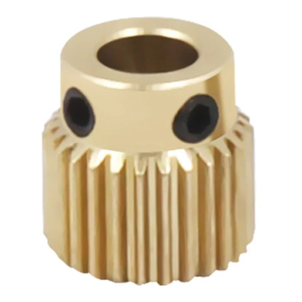 

MK8 Brass 26/40 Tooth Universal Office 3D Printer Parts Durable Professional Electronics Easy Install Accessories Extruder Drive