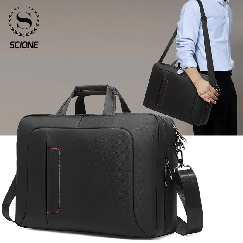 Men's Business Briefcase Office Travel Messenger Large Handbag Women's Computer Work Bag Business Travel Document Bag Laptop Bag