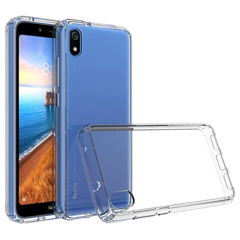 Чехол Redmi 7A для Xiaomi Redmi 7A, Кристальный Гибридный Бампер, Прозрачная Жесткая акриловая задняя крышка для Xiaomi Redmi7A 7 A, чехол для телефона s