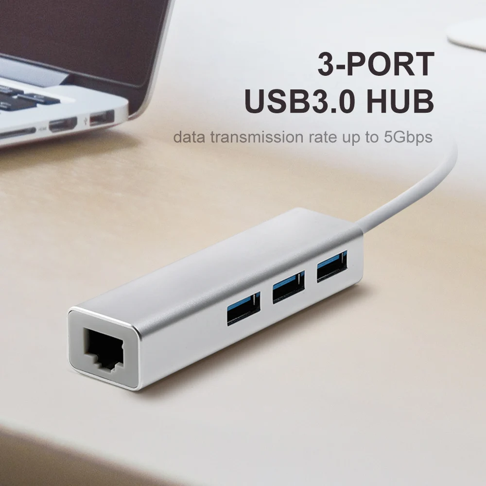 OFCCOM USB C Ethernet USB 3,0 2,0 к RJ45 концентратор 10/100/1000 м Ethernet адаптер Сетевая карта USB Lan для Macbook Windows Tpec C