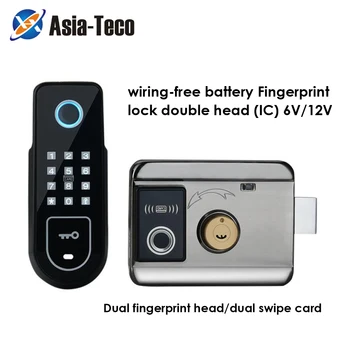 Digital Keypad Door Lock Fingerprint Lock Remote Control Lock Keyless Door Lock Hide Key  Easy install 1