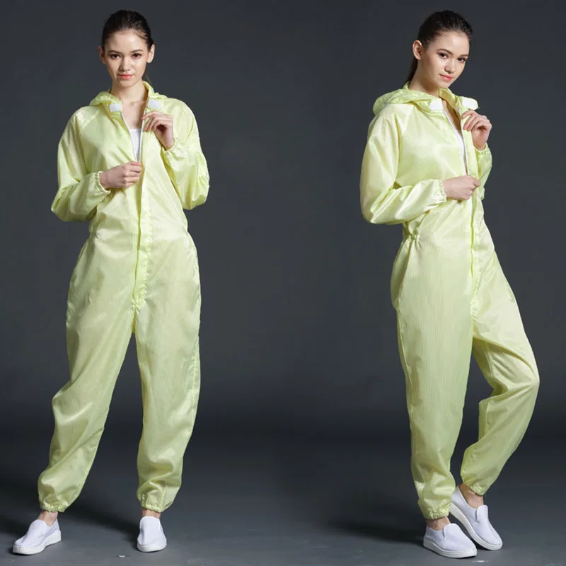 Unisex Breathable Dustproof Work Coverall Suit Painting Clothes Sanitary Protection Jumpsuit Hazmat Zip Suit work coverall suit