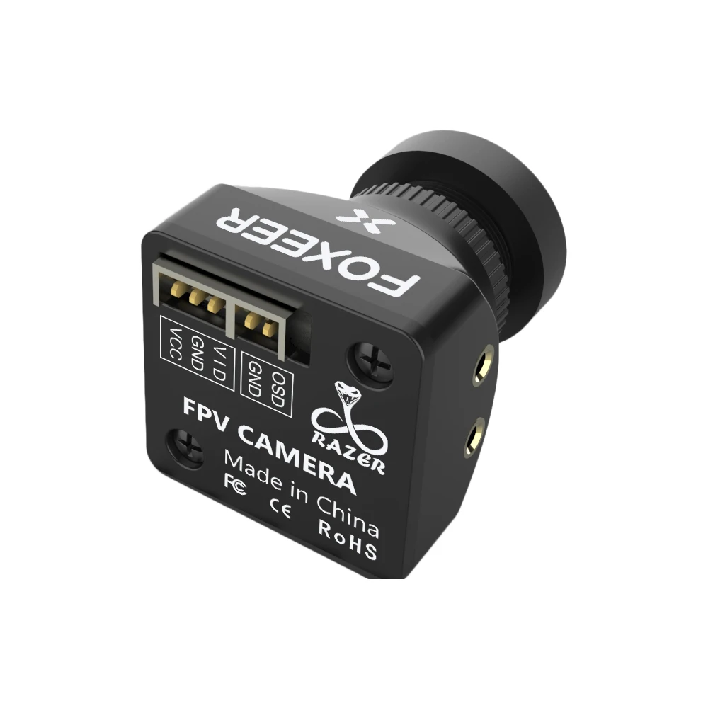 Foxeer razer Mini HD 5MP 2,1 мм M12 1200TVL PAL NTSC 4'3 16'9 FPV камера с OSD 4,5-25 V естественное изображение для RC FPV гоночный Дрон