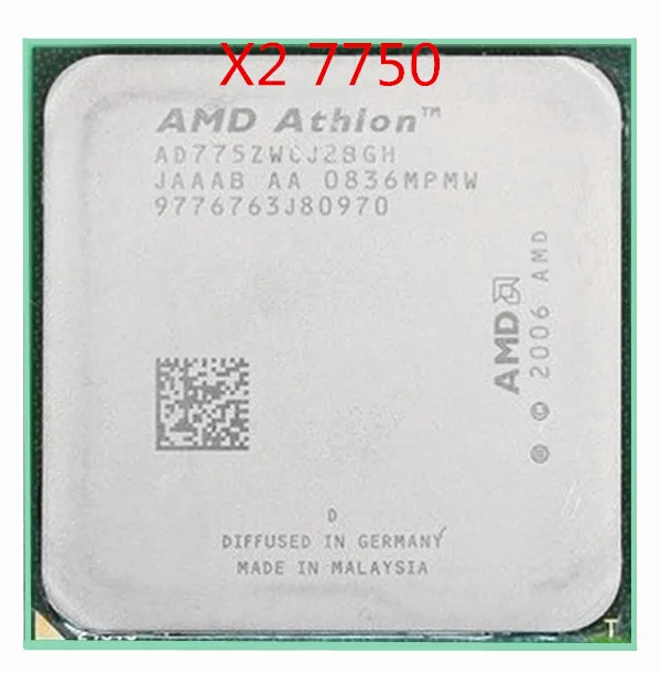 AD775ZWCJ2BGH) Athlon 64X2 7750 2,7 Ghz двухъядерный процессор Socket AM2/AM2+ 940-pin процессор разбрызгивается кусочками