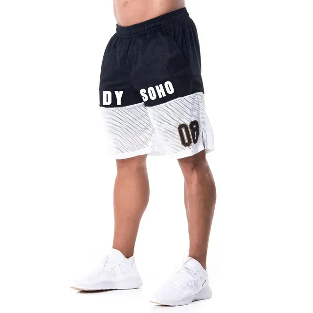 Muscle Dr. Brothers Европа и Америка сетчатые быстросохнущие дышащие шорты мужские спортивные шорты для фитнеса